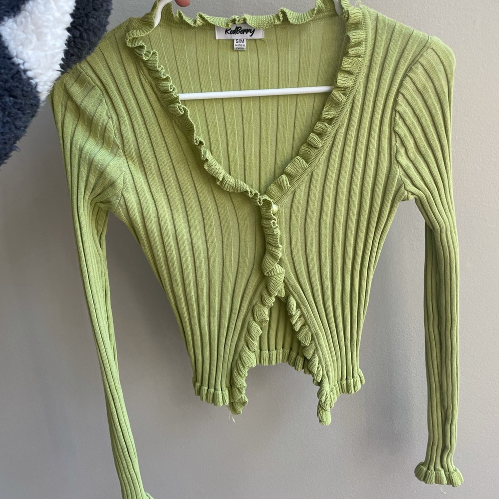 Green sweater